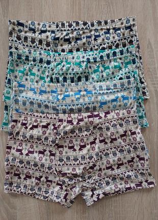 Комплект чоловічі труси боксери шорти мужские трусы боксеры шорты 2136