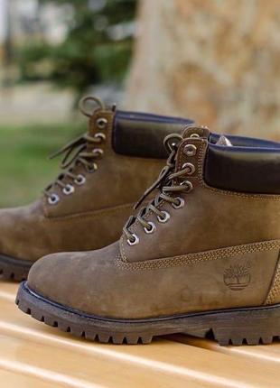 Жіночі черевики timberland brown black 2 зима знижка sale / smb8 фото