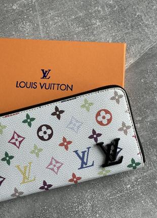 Гаманець в стилі👛louis vuitton zippy rainbow