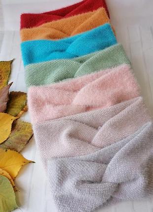 Повязка ангора норка пухнастик пов‘язка ангорова