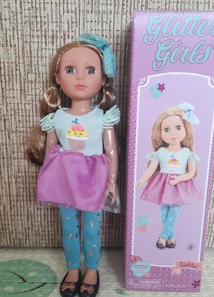 Шарнирная кукла battat glitter girls dolls - sashka (gg51087z)4 фото