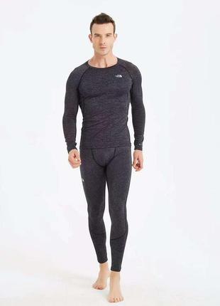 Термобелье мужское the north face (комплект) nf00ck20jk3-grey l