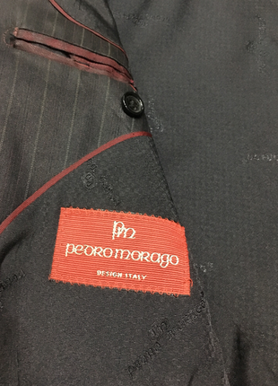 Мужской костюм комплект черный пиджак верх италия4 фото