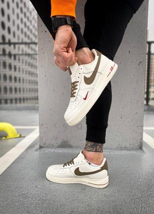 Кросівки nike air force 1 low premium "white/brown 4