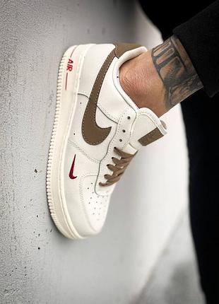 Кросівки nike air force 1 low premium "white/brown 6
