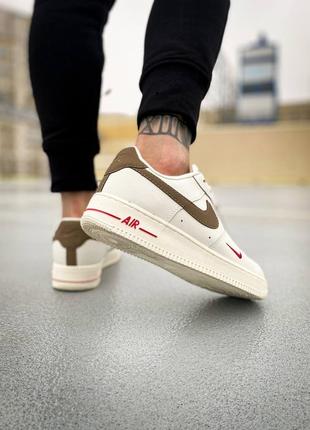 Кросівки nike air force 1 low premium "white/brown 8