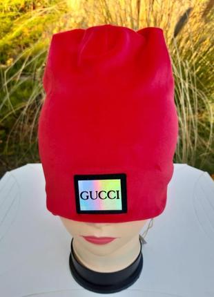 Оксамитова шапка в стилі gucci італія