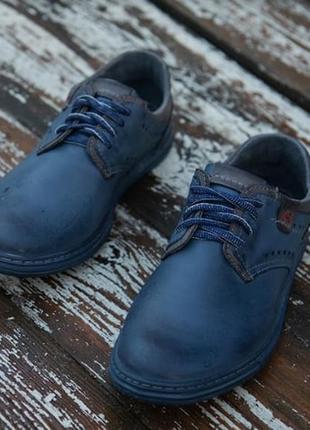 Кожаные мужские туфли - качественная прошитая обувь