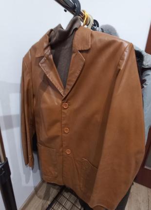 Кожанный пиджак mauritius, 100% кожа