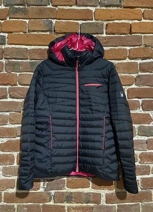 Сезонный распродаж! женская зимняя пуховая куртка spyder timeless-down jacket, оригинал. l