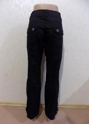 Брюки штаны коттоновые черные фирменные esprit размер 462 фото