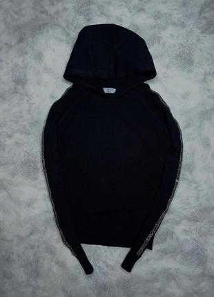 Вязаный худи