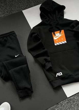 Зимний мужской спортивный трикотажный костюм nike air1 фото