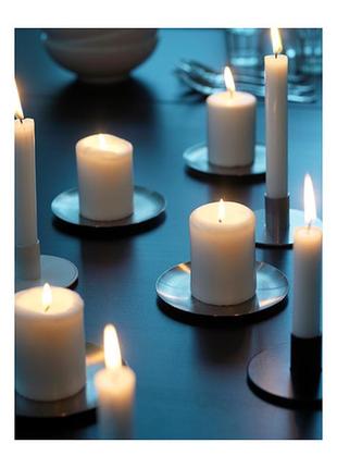 Класна свічка ikea. горіння 15 годин. декор.1 фото