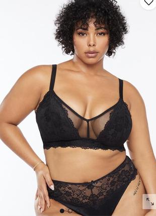 Черный кружевной топ топик от savage fenty by rihanna в подарок домашнюю одежду на особый случай very sexy