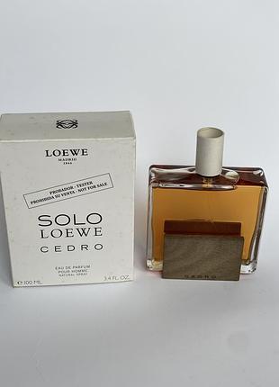 Акция до 30.12.22💰оригинал! туалетная вода loewe solo cedro тестер 100ml