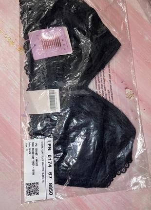 Чорний мереживний топ топік від savage fenty by rihanna на подарунок хатній одяг на особливий випадок very sexy7 фото