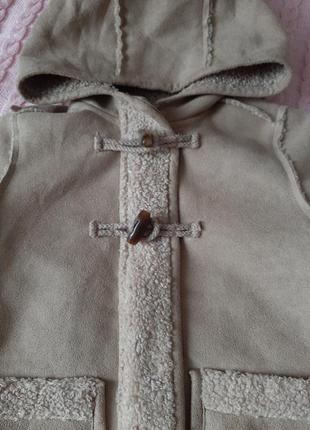 Куртка- дублянка для дівчинки2 фото