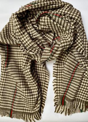 Шарф кашемір коричневий