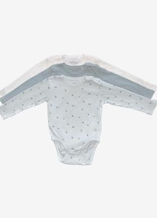 Набір боді 3 шт. reserved 74 см/6-9 місяців
