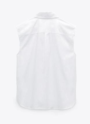 Рубашка zara  з коротким рукавом сорочка2 фото