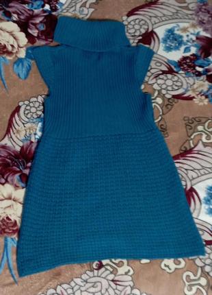 В'язане тепле плаття туніка