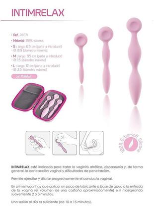Система відновлення при вагініті femintimate intimrelax для зняття спазмів при введенні5 фото