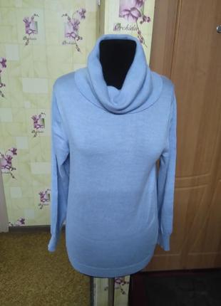 100% шерсть мерино! фирменный теплый свитер country collection р.12