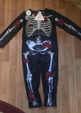 Новый карнавальный костюм скелетка1 фото
