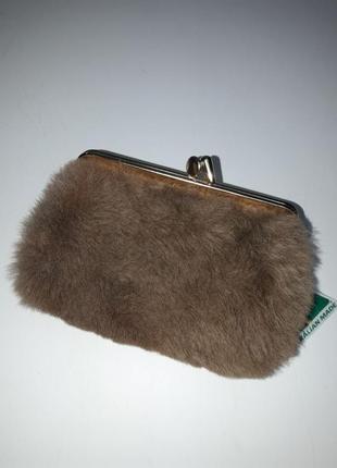 Вінтажний гаманець хутро кенгуру2 фото