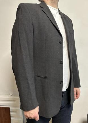 Сірий піджак жакет пиджак2 фото