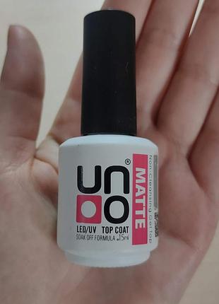Матовый топ uno matte 15 мл