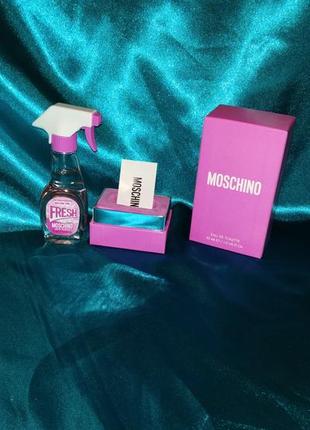 Moschino pink fresh couture. туалетная вода для женщин 30ml.