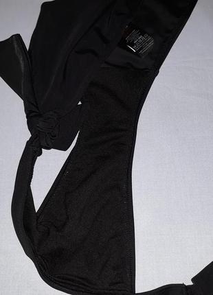 Низ от купальника женские плавки размер 44-46 / 10 черный бикини на завязках5 фото