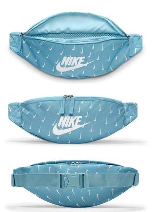 Nike heritage wstpck swsh wave dm2161-494 сумка на пояс плече бананка унісекс барсетка