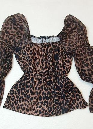 Леопардова блуза