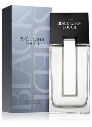 Avon black suede touch туалетна вода для чоловіків 125ml1 фото