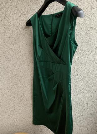Зелена сатинова сукня st-martins