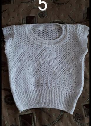 Блузка женская вязаная ручная работа