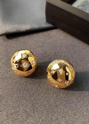 Сережки в стилі chanel 4