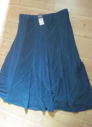 .нова суперстрейчева спідниця "bonmarche" р. 48 пояс — гумка