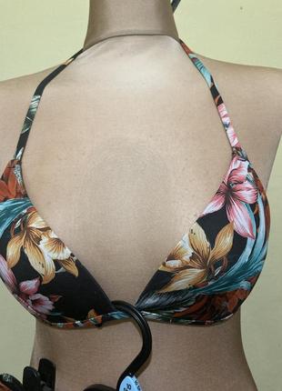 Купальник цветочный принт h&m