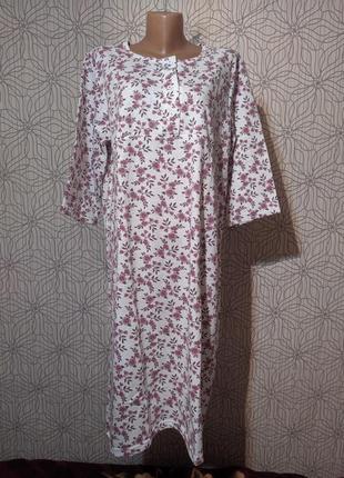 Нічна сорочка  тепла зима на байці з начосом