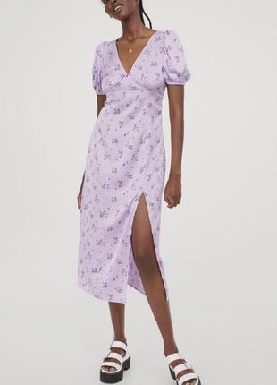 H&m стильна сукня з розрізом5 фото