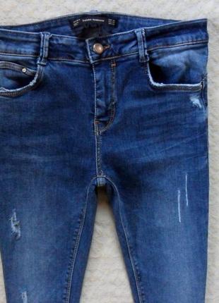 Стильные джинсы скинни zara, s размер3 фото