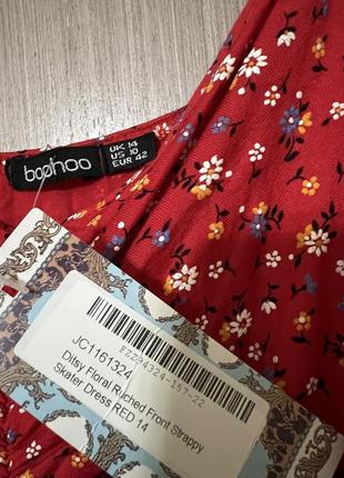 Новое! платье в цветочек boohoo7 фото