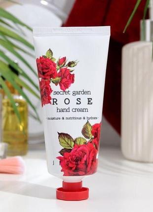 Крем для рук с экстрактом розы jigott secret garden rose hand cream 100 мл5 фото