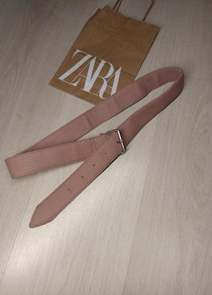 Шкіряний пояс в стилі zara