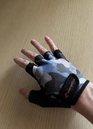 Рукавички для тренувань велосипедні турніка energetics training gloves7 фото