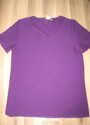 Фиолетовая футболка3 фото